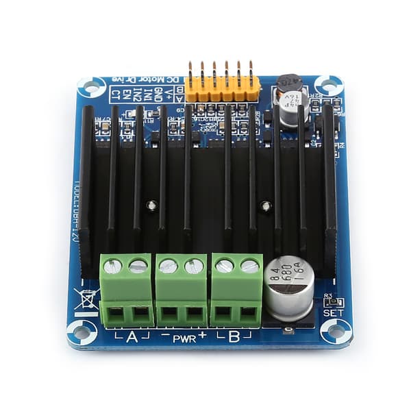 1 stk. DC5-12V 0A-30A Dual channel H-bro motor driver board modul