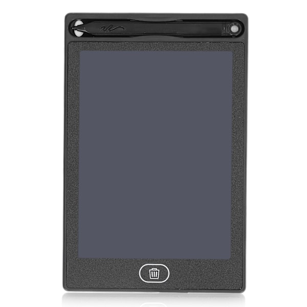 6,5-tommers LCD-tegnetbrett for tidlig læring Doodle Board tegnetbrett for 3+ år (svart)