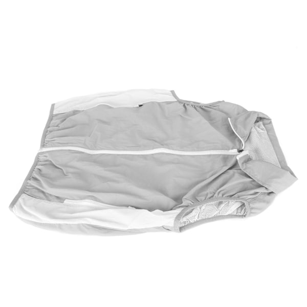 Kylväst Polyesterfiber Nylon 3 Fläkthastighetslägen Andningsbar Ärmlös Kyljacka för Utomhusresor Sommar XL