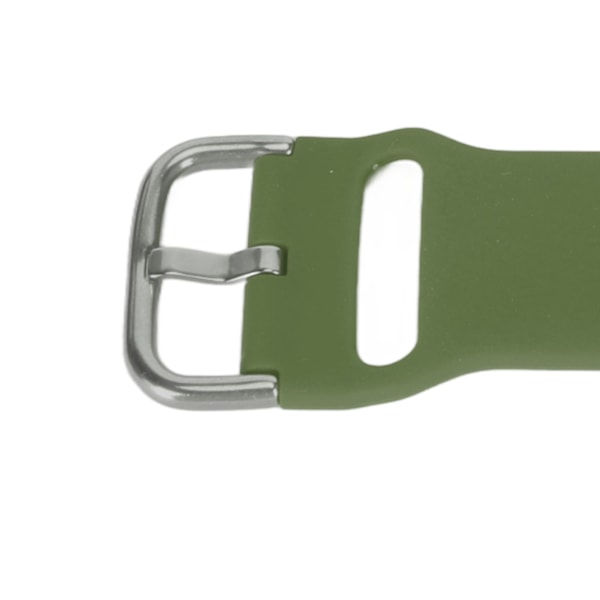 Mjukt silikonarmband Justerbart ersättningsband Tillbehör Passar för Amazfit T Rex 2 Smart Watch OD Grön