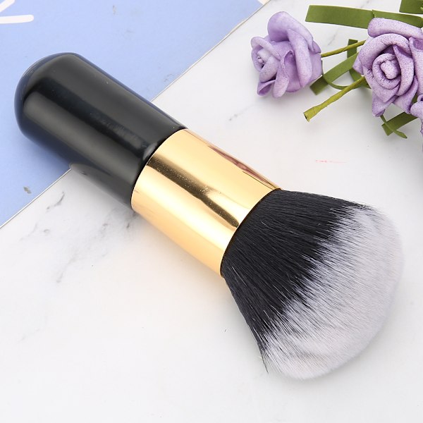 Stor lös pulverborste Mjukt långt hår Blush Foundation Brush WetDry Cosmetic Tool