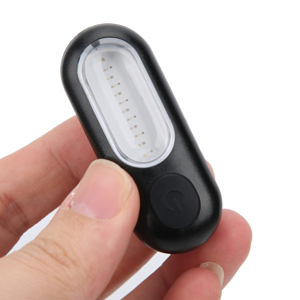 Sykkelsikkerhetsbaklys Vanntett USB-oppladbar Advarsel COB Baklys Rød Blå Dobbel Farge