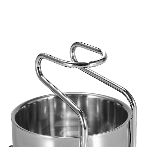 Stativ for barberkost i rustfritt stål Holder Sikkerhetsbarberkostskål Grooming Set