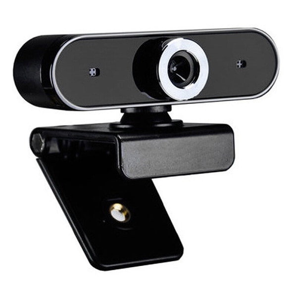 Webcam Webcam med mikrofon USB-videoopkaldsenhed Kamera Model: Sort