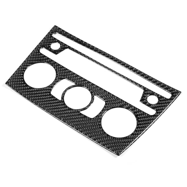 Bil klimaanlæg CD Panel Trim Ramme Kulfiber Dekor Passer til E84 X1 2011-2015