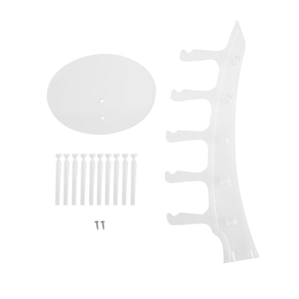 5 par Plastbriller Stativ Solbriller Display Stativ Opbevaring Holder Transparent