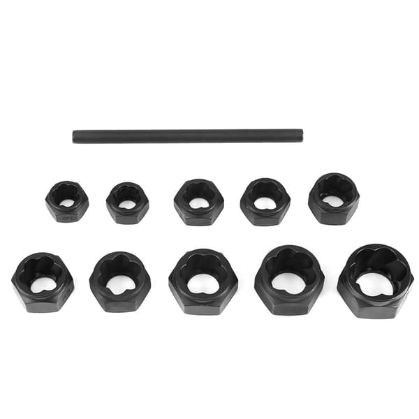11 deler/sett 9-19 mm ødelagt mutterboltefjerner Stud Extractor Låsesokkel