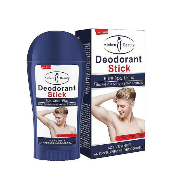 Män Kroppslukt Deodorant Stick Mycket effektiv Armpit Antiperspirant Långvarig