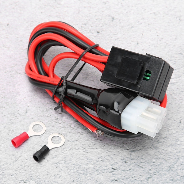 1m/3.3ft Autoradion Virtakaapeli Lyhyet Aallot Sopii Yaesu FT-857D FT-897D