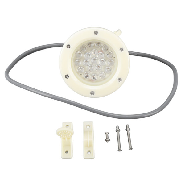 Vandafkølet LED-lys undervands orange gult lys 110mm 220V vandtæt poollys