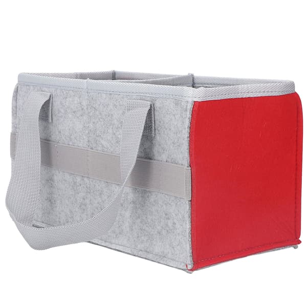 Portable Storage Bag Extra Space Felt Case for Toniebox Player Starter Set Red