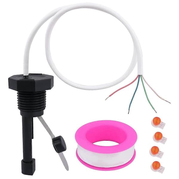 Flow Switch 520736 Intellichlor Flow Sensor Switch Udskiftningssæt, Kompatibel med IC15, IC20, IC40, IC60 Salt Black  White
