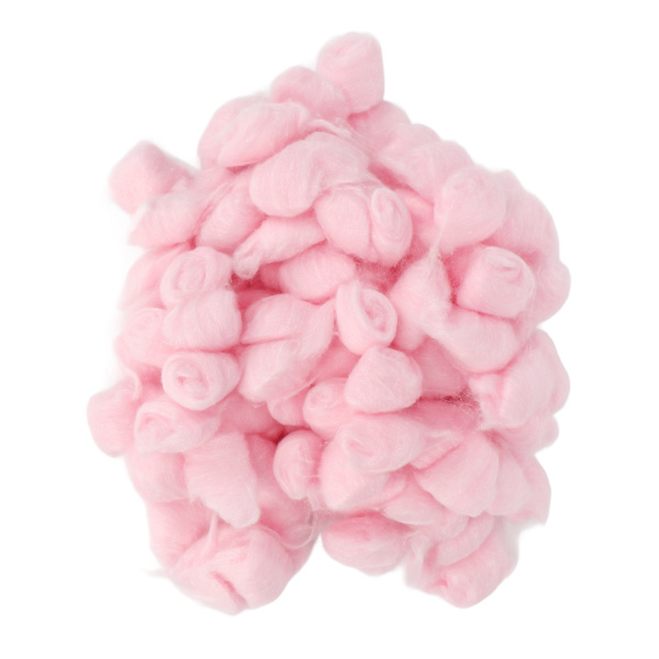 Hamster Bomullsboll Vinter Varm Myk Smådyr Sengklær Bomullsboll for Hamster Syrisk Hamster Chinchilla Rosa
