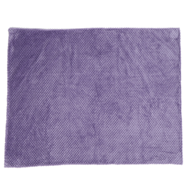 Tvättbart husdjursfilt Vintervarmt tjockt hundtäcke Sovmatta Mjukt fleeceöverdrag (lila L 100*80cm)