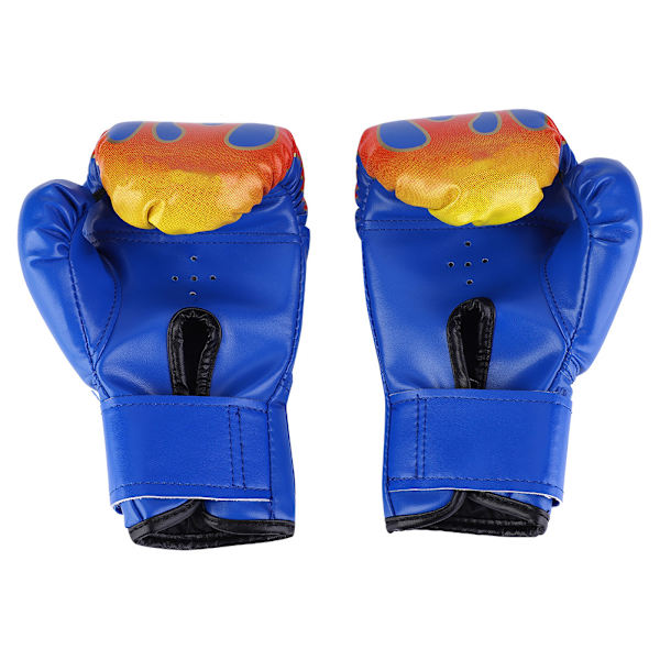 Børneboksning Slåss Muay Thai Sparring Punching Kickboxing Grappling Sandsæk Handsker Blå