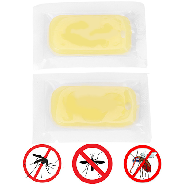 2st AntiMosquito Armband Refills Armband Repellers Natural Repellent Refills (Gul)