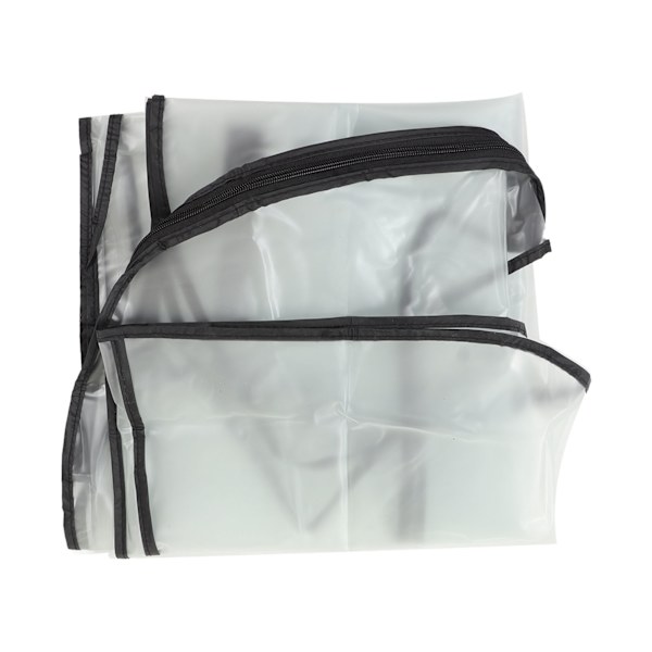 PVC Taske Hætte Regn Dække Transparent Vandafvisende Foldbar Praktisk Hætte Beskyttelsesdække