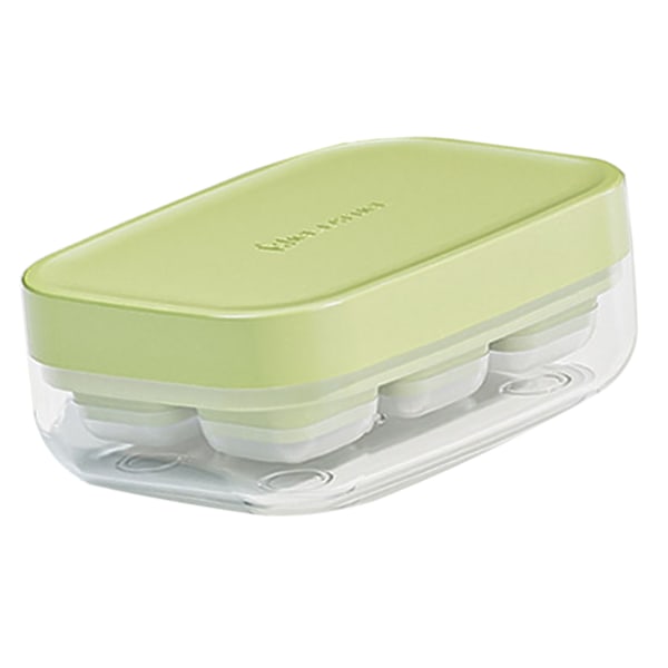 6 fack Mini Ice Cube Mould Ice Making Summer Ice förvaringslåda Mini Ice Fat for Home Green