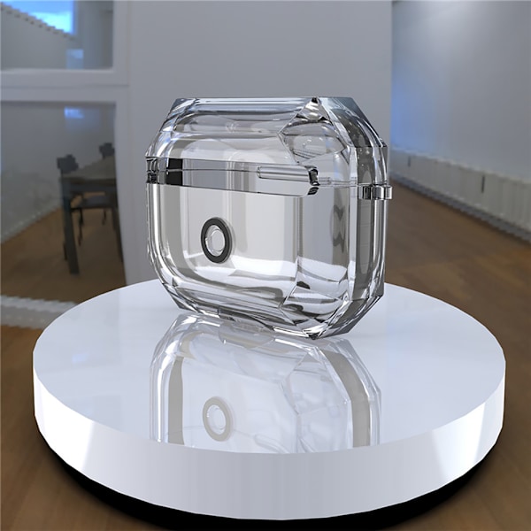 Läpinäkyvä TPU-iskunvaimennussuoja iOS Pro Bluetooth-kuulokkeiden kotelolle