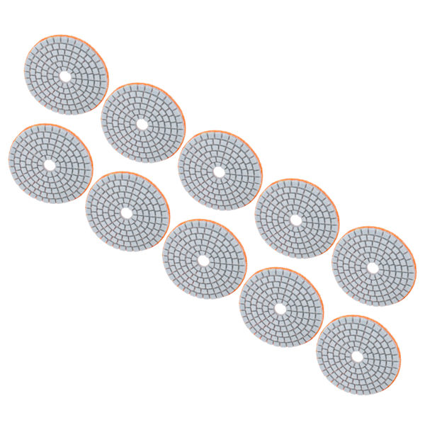10 stk 3 tommer slibeskiver Pad polering polerdiamant til marmorbetonsten 300 mesh