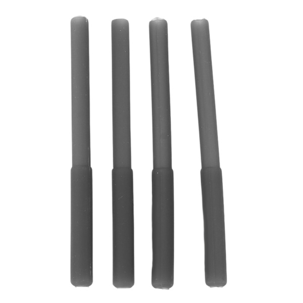 4 stk Spider Stove Benbeskyttelse Udendørs Kogeplade Silikonhylstre Antislip Fleksibel Benbeskyttelse til SOTO 310 Spider Stove Sort