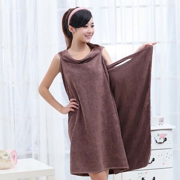 Kannettava superimevä mikrokuitu kylpyamme pyyhe Beach Body Wrap pesulappu