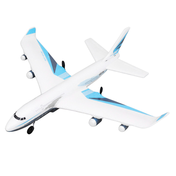2,4Ghz 2-kanals fjärrkontroll Flygplan RC Flygplansflygplan för över 14 år Pojkar Flickor Tre batterier