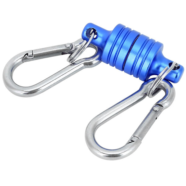 T6063 Aviation Aluminium Mini 2kg Stark Magnetisk Snabbkoppling Hängande Spänne Fixator Dyktillbehör Blå