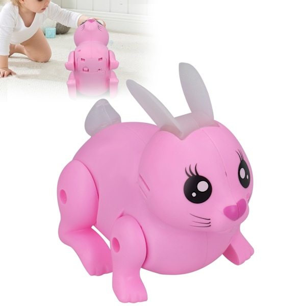 Elektronisk hoppekanin Lyd Simulering Bunny Model Sjov Børnelegetøj Gave Pink