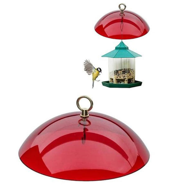 Udendørs Baffel til Fuglefoder Klar Fuglefoder Beskyttende Kuppel Hængende Kolibri Foder Guard Cover