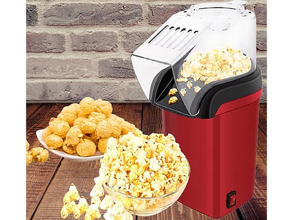 Popcornmaskin 1200 W - Hetluft utan olja 724