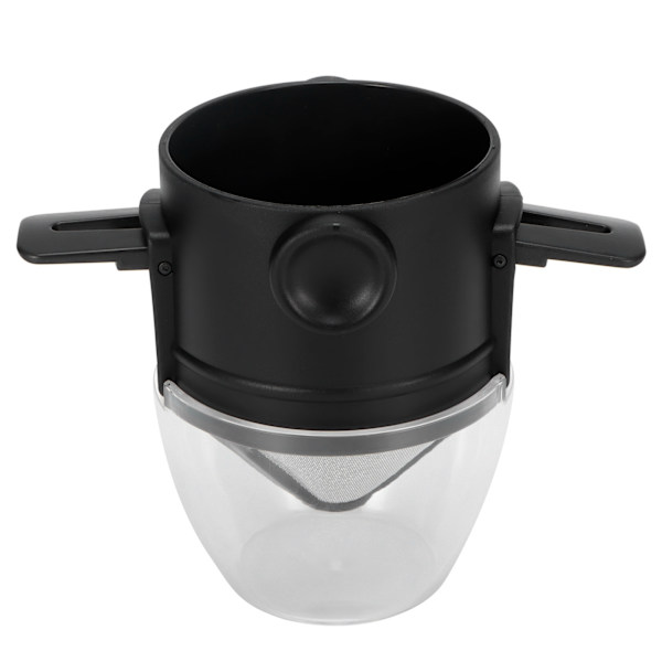 Bärbart kaffefilter i rostfritt stål Återanvändbart droppkaffetehållare Trattdroppare