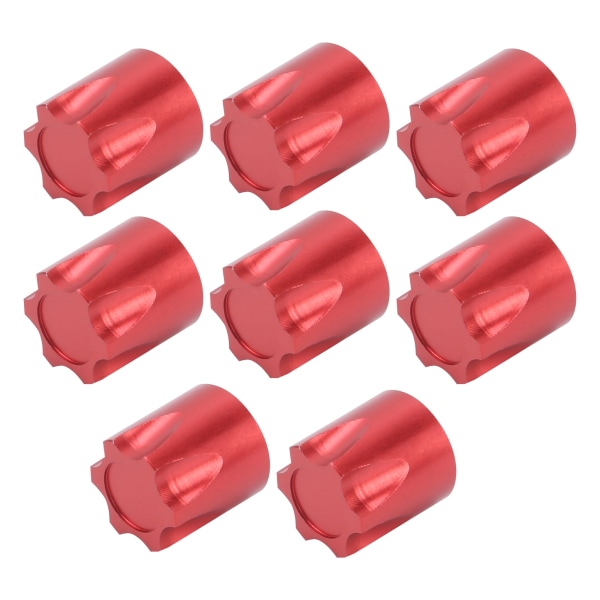8st RC hjulfälg Center Cap Adapter M4 Mutter för Traxxas/Hsp/Axial Scx10 D90 1/10 RC CarRed