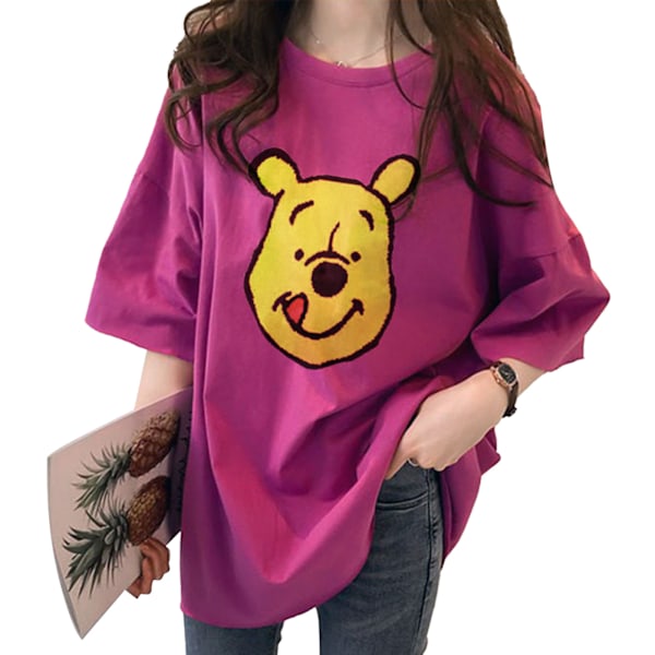 Ammebluser til kvinder Løse bløde hudvenlige Strækbare ammebluser Rose Red XXXL 72,5-80 kg/159,8-176,4 lb