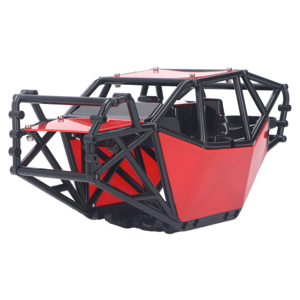 Fjernbetjent Crawler Karosseri Shell Plastik RC Roll Cage Bil Model Tilbehør til Axial SCX10 Rød
