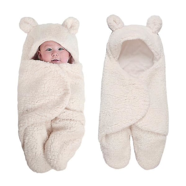 Newborn Bear Warmer Snowsuit Bomullsfleece Hooded Romper Jumpsuit