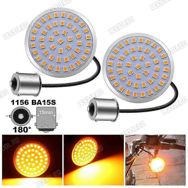 Lysstærk LED-blinklys Kompatibel med Harley Davidson Touring og Street Glide[LD] Red