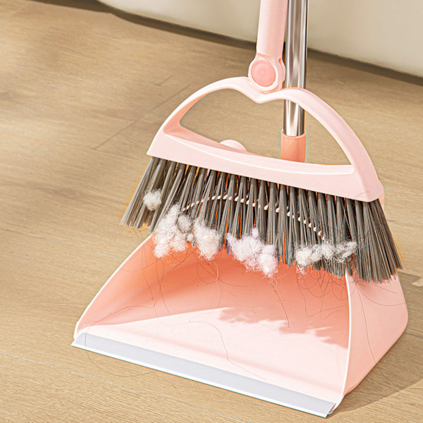 Kvast sopskåp set upprätt stående kombi Hushållssöt, non-stick mjuk sopborste papperskorg