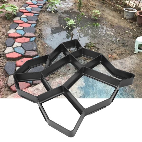 Beleggning Fortau Stein DIY Stepping Stone Form for Hage Plen Path Paver Walk