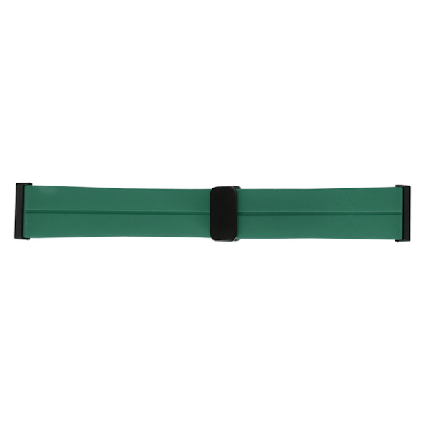 Silikonband med snabbkoppling för sportklockor med 24 mm magnetiskt vikbart spänne Passar för Suunto 7 9 D5i OD Green