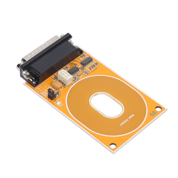 Gul RFID-adapter metallsender med lese- og skrivebeskyttelsesfunksjon for IPROG-programmerer