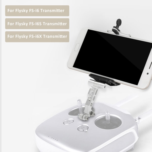 5,5 tums justerbar telefonhållare för Flysky FS-i6 FS-I6S FS-i6X-sändare