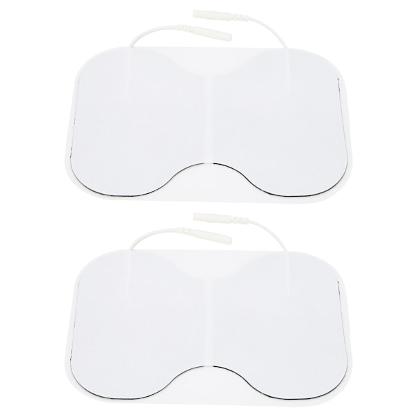 2st midjeelektroder för elektrisk TENS fysioterapimaskin 10 x 15 cm / 3,9 x 5,9 tum