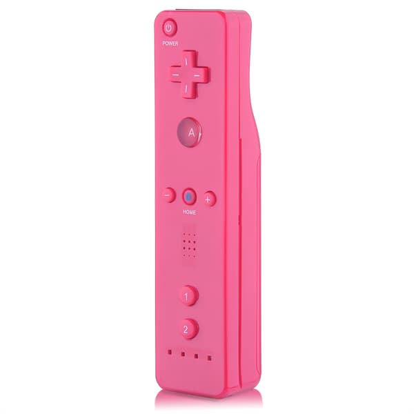 Analog Joystick Gamepad Controller til WiiU/Wii-konsollen (rosa)