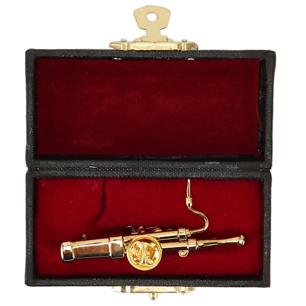 Miniature Fagot Udsøgt Farve Elegant Stærk Holdbar Metal Høj Simulation Mini Fagot Model til Bord Hylde Skab