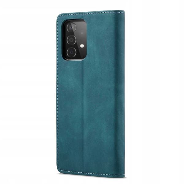 Spacecase Lommebok Kompatibel med Galaxy A52 5G Deksel Blått