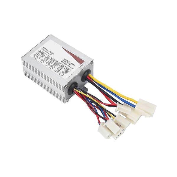 24v 350w børstet controller elcykel scooter børstet hastighedsregulator motor Kompatibel med el Silver