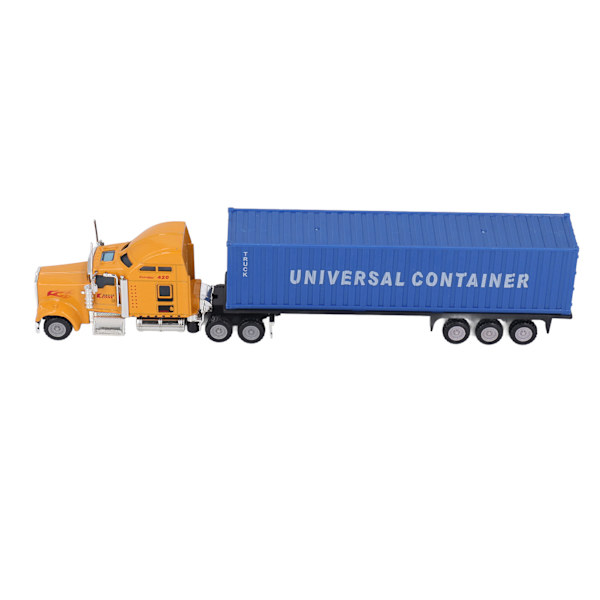 1:65 Containerbil Lekebil Legering Shell Vivid Container Traktor Trailer Modell Lekebil for barn Gutter Jenter Barn