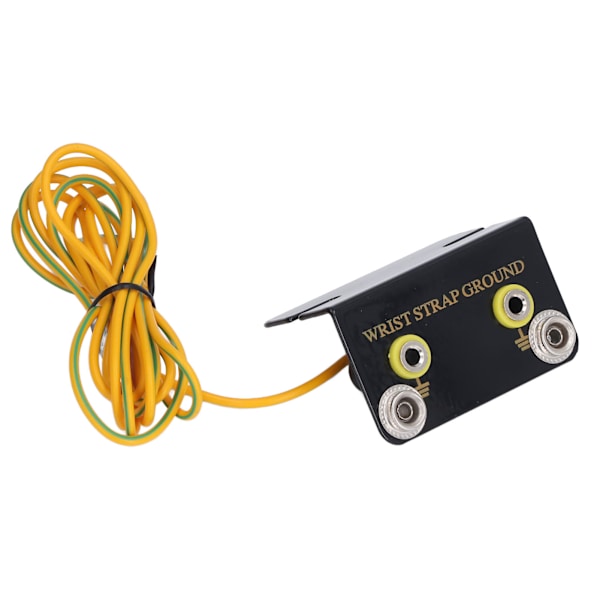 5 Pcs Wrist Strap Ground Socket ESD Grounding System L-Shaped, Non-Static