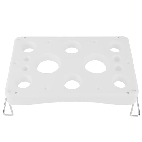 White Cream Piping Bag Holder Stand Shelf Display Rack Cake Baking Tool Accessory